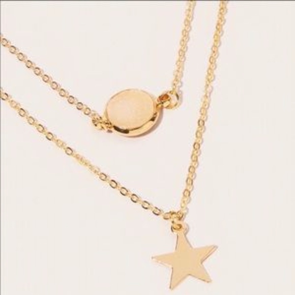 one clothing Jewelry - ** LAST ONE* *Rose Quartz Gold Layered Necklace